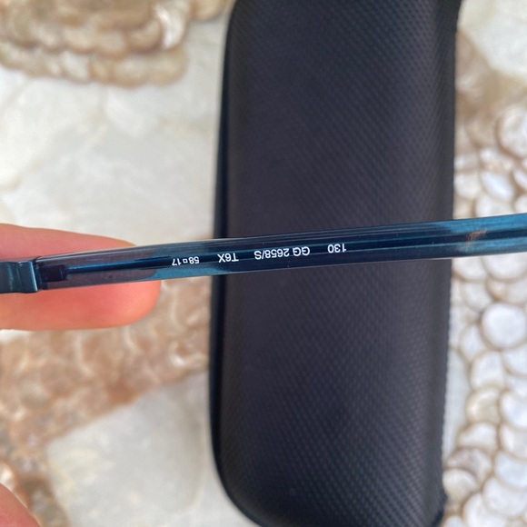 GUCCI GG 2658/S Mod. T6X Petrol 58 17. Designer Sonnenbrille Damen - Picture 11 of 13